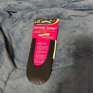 Women's Black Fantastic Footie Socks